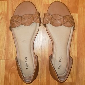 Torrid Faux Leather Sandals 9W